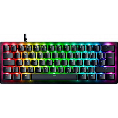 מקלדת Huntsman Mini 60% Razer סוויצ'ים סגולים