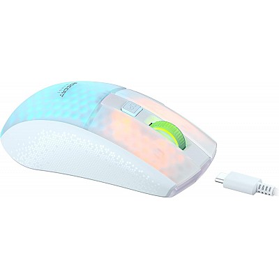 עכבר גיימינג חוטי ROCCAT BURST PRO AIR צבע לבן