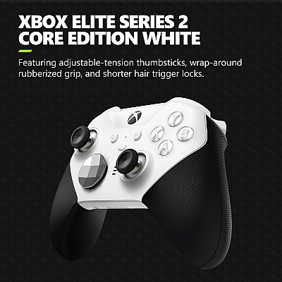 בקר אלחוטי Xbox Elite Wireless Controller Series 2‏ – Core לבן