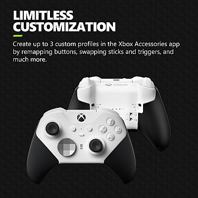 בקר אלחוטי Xbox Elite Wireless Controller Series 2‏ – Core לבן