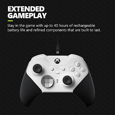 בקר אלחוטי Xbox Elite Wireless Controller Series 2‏ – Core לבן