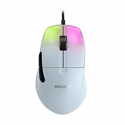עכבר גיימינג חוטי ROCCAT Kone Pro צבע לבן