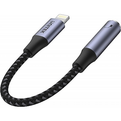 מתאם אודיו Lightning ל-3.5 מ״מ (Hi-Fi) – תומך מיקרופון ושיחות, מתאים ל-iOS 16+ מתאם אודיו Lightning ל-3.5 מ״מ (Hi-Fi) – תומך מיקרופון ושיחות, מתאים ל-iOS 16+