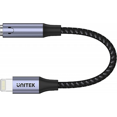 מתאם אודיו Lightning ל-3.5 מ״מ (Hi-Fi) – תומך מיקרופון ושיחות, מתאים ל-iOS 16+ מתאם אודיו Lightning ל-3.5 מ״מ (Hi-Fi) – תומך מיקרופון ושיחות, מתאים ל-iOS 16+