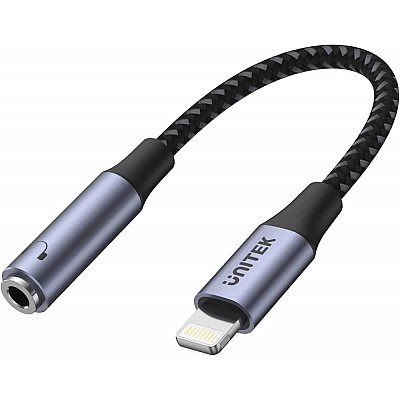 מתאם אודיו Lightning ל-3.5 מ״מ (Hi-Fi) – תומך מיקרופון ושיחות, מתאים ל-iOS 16+