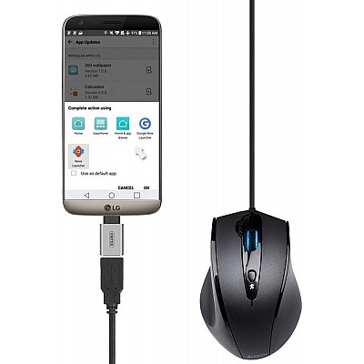 מתאם USB-C ל-USB-A 3.1 – זכר לנקבה (אלומיניום, אפור חלל) דגם Y-A025CGY מבית UNITEK
