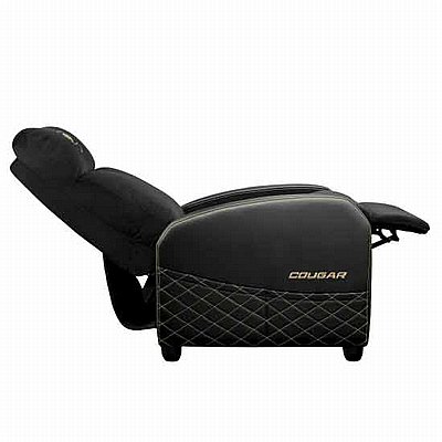 כורסת גיימרים צבע שחור וזהב | Cougar Ranger Elite Gold Gaming Sofa
