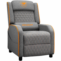 כורסת גיימרים צבע אפור וכטום | Cougar Ranger One Gray Gaming Sofa
