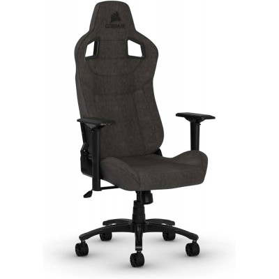 כיסא גיימינג בד שחור Corsair T3 Rush Black
