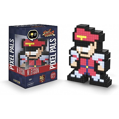 PDP Pixel Pals Street Fighter M. Bison – מנורת LED דמות פיקסלים