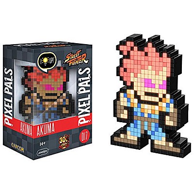 PDP Pixel Pals Street Fighter Akuma – מנורת LED דמות פיקסלים