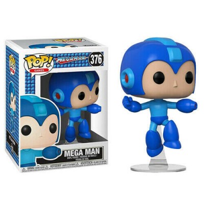 Funko Pop | בובת פופ: Games: Megaman - Megaman (Jumping) #376
