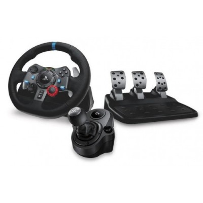 הגה מרוצים + גיר הילוכים + דוושות דגם Logitech G29 Driving Force לקונסולות PS4/PS5 ול-PC