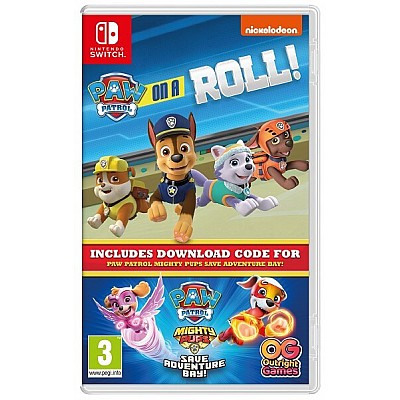 Nintendo Switch | משחק לנינטנדו סוויץ' - Paw Patrol On a Roll + Mighty Pups