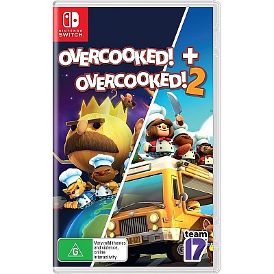 Nintendo Switch | משחק לנינטנדו סוויץ' - Overcooked + Overcooked 2 Double Pack