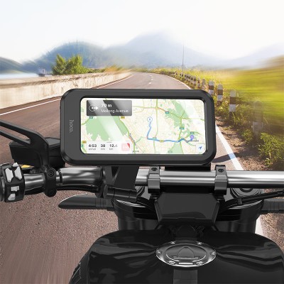 מחזיק לטלפון לאופנוע/אופניים HOCO CA101 Rider – מארז עמיד למים לכידון (שחור) מחזיק לטלפון לאופנוע/אופניים HOCO CA101 Rider – מארז עמיד למים לכידון (שחור)