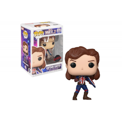Funko Pop | בובת פופ: Marvel: What If? - Captain Carter (Exclusive) #875 Funko Pop | בובת פופ: Marvel: What If? - Captain Carter (Exclusive) #875
