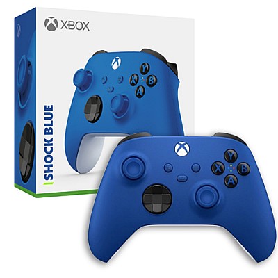 בקר כחול לבן Controller for Xbox Series X, Xbox Series S, and Xbox One - Shock Blue