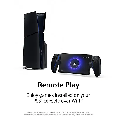 PlayStation Portal™ Remote Player – Midnight Black (שחור) | מסך נייד ל-PS5