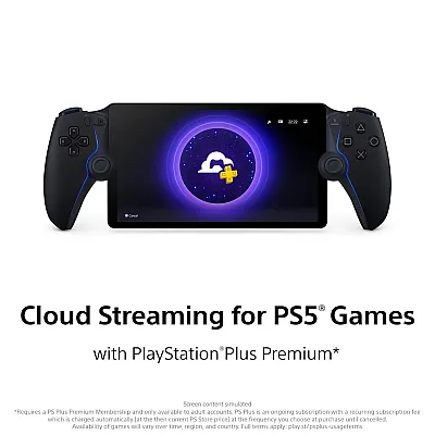 PlayStation Portal™ Remote Player – Midnight Black (שחור) | מסך נייד ל-PS5