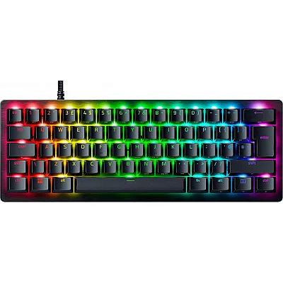 מקלדת Huntsman Mini 60% Razer סוויצ'ים סגולים