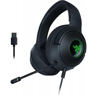 אוזניות גיימינג Razer Kraken X V3 חיבור USB