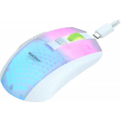 עכבר גיימינג חוטי ROCCAT BURST PRO AIR צבע לבן עכבר גיימינג חוטי ROCCAT BURST PRO AIR צבע לבן