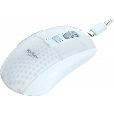 עכבר גיימינג חוטי ROCCAT BURST PRO AIR צבע לבן עכבר גיימינג חוטי ROCCAT BURST PRO AIR צבע לבן