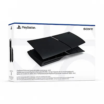 כיסוי מקורי לקונסולה פלייסטיישן 5 - PS5 Cover Set Slim Blu Ray/ Digital Midnight Black כיסוי מקורי לקונסולה פלייסטיישן 5 - PS5 Cover Set Slim Blu Ray/ Digital Midnight Black