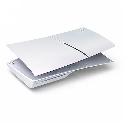 כיסוי מקורי לקונסולה פלייסטיישן 5 - Pearl Sony PS5 Slim Blu Ray/ Digital Cover Playstation כיסוי מקורי לקונסולה פלייסטיישן 5 - Pearl Sony PS5 Slim Blu Ray/ Digital Cover Playstation