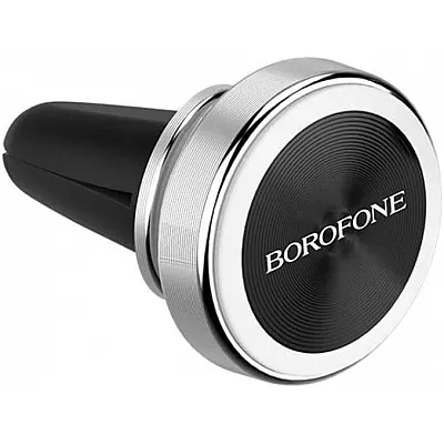 מחזיק טלפון מגנטי Borofone BH6 Platinum – ליציאת אוויר (כסוף), סיבוב אוניברסלי מחזיק טלפון מגנטי Borofone BH6 Platinum – ליציאת אוויר (כסוף), סיבוב אוניברסלי
