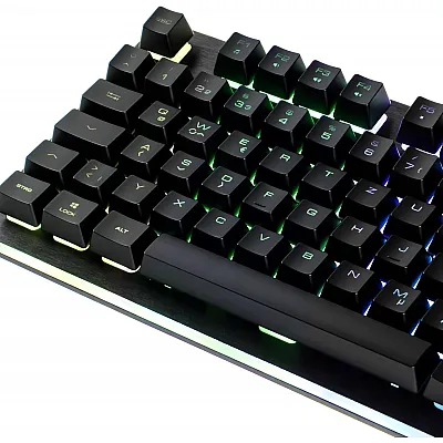 סט גיימינג מקלדת היברידית ועכבר - Cougar Deathfire EX Gaming Gear Combo