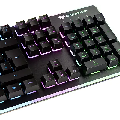 סט גיימינג מקלדת היברידית ועכבר - Cougar Deathfire EX Gaming Gear Combo