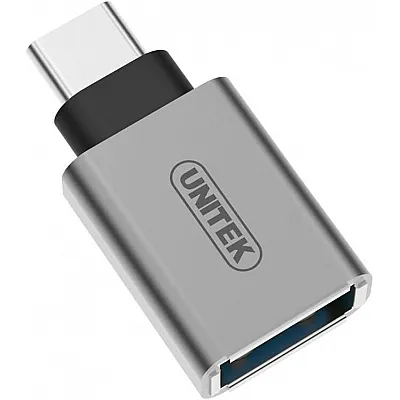 מתאם USB-C ל-USB-A 3.1 – זכר לנקבה (אלומיניום, אפור חלל) דגם Y-A025CGY מבית UNITEK מתאם USB-C ל-USB-A 3.1 – זכר לנקבה (אלומיניום, אפור חלל) דגם Y-A025CGY מבית UNITEK