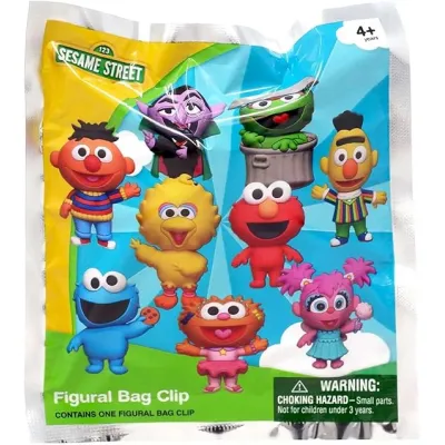 תפסן לתיק גב או מחזיק מפתחות שקית הפתעה - Sesame Street תפסן לתיק גב או מחזיק מפתחות שקית הפתעה - Sesame Street