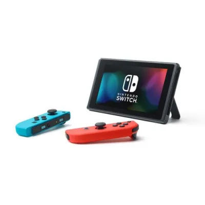 קונסולת משחק Nintendo Switch עם ג’וי-קון כחול ואדום אחריות יבואן מקביל לשנה קונסולת משחק Nintendo Switch עם ג’וי-קון כחול ואדום אחריות יבואן מקביל לשנה
