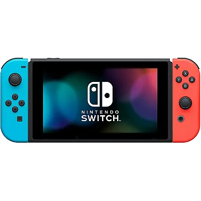 קונסולת משחק Nintendo Switch עם ג’וי-קון כחול ואדום אחריות יבואן מקביל לשנה קונסולת משחק Nintendo Switch עם ג’וי-קון כחול ואדום אחריות יבואן מקביל לשנה