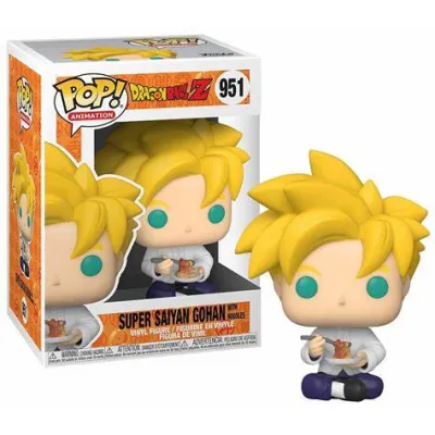 Funko Pop | בובת פופ: Animation: Dragon Ball Z S9 - Super Saiyan Gohan with Noodles Funko Pop | בובת פופ: Animation: Dragon Ball Z S9 - Super Saiyan Gohan with Noodles