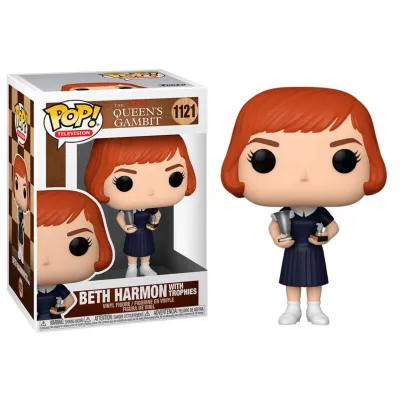 Funko Pop | בובת פופ: Television: Beth Harmon with Trophies Funko Pop | בובת פופ: Television: Beth Harmon with Trophies