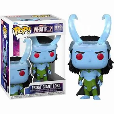 Funko Pop | בובת פופ: Marvel: What If…? - Frost Giant Loki Vinyl Bobblehead