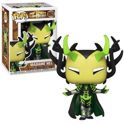 Funko Pop | בובת פופ: Marvel: Infinity Warps - Madame Hel #862 Funko Pop | בובת פופ: Marvel: Infinity Warps - Madame Hel #862