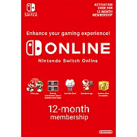 Nintendo Switch | נינטנדו סוויץ' אונליין - Online - מנוי 365 יום (מגיע כקוד הורדה דיגיטלי)