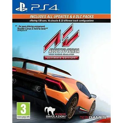 משחק Assetto Corsa ל- PS4 משחק Assetto Corsa ל- PS4
