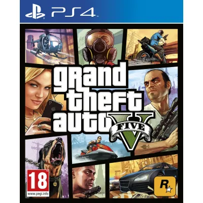 משחק GTA 5 (Grand Theft Auto V Premium Edition) ל- PS4