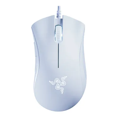 עכבר גיימינג רייזר צבע לבן RAZER Deathadder Essential עכבר גיימינג רייזר צבע לבן RAZER Deathadder Essential