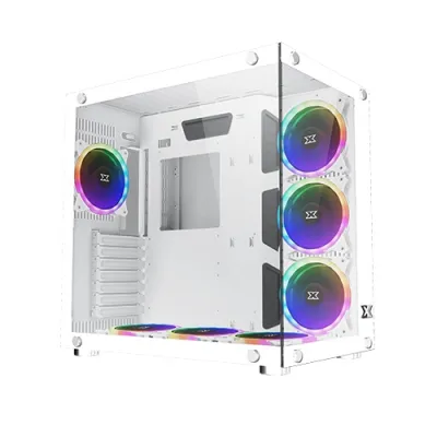 מארז מחשב Xigmatek Aquarius Plus Arctic עם ספק כוח Xigmatek Hydra M 750W