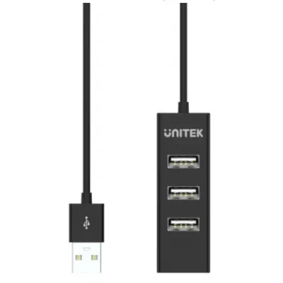 Unitek - מפצל 4 פורט איכותי USB 3.0 Y-2140 Unitek - מפצל 4 פורט איכותי USB 3.0 Y-2140