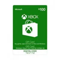 Xbox - קוד מתנה בשווי 100 ש''ח ל-Xbox Store