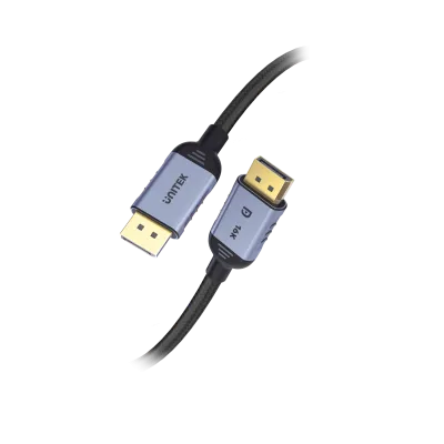 כבל UNITEK DisplayPort Cable Gaming 2.1 8-16K 60-240Hz - 240Hz באורך 1.5 מטר