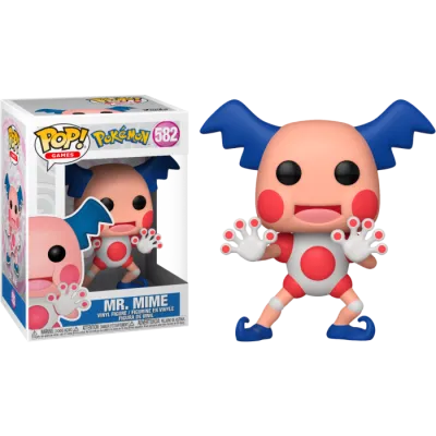 Funko Pop | בובת פופ: Games: Pokemon - Mr. Mime #582 Funko Pop | בובת פופ: Games: Pokemon - Mr. Mime #582